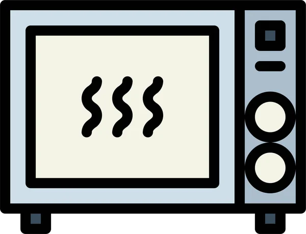 Μαγειρικά Σκεύη Θέρμανσης Εικονίδιο Fillledskip Στυλ — Διανυσματικό Αρχείο