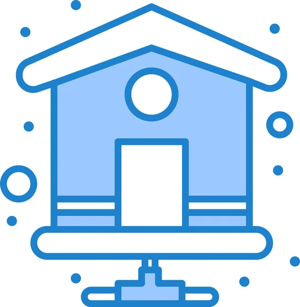 Home Index Page Icon — Stock Vector
