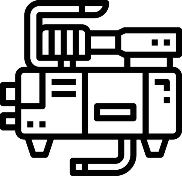 Icono Presión Del Compresor Aire — Vector de stock