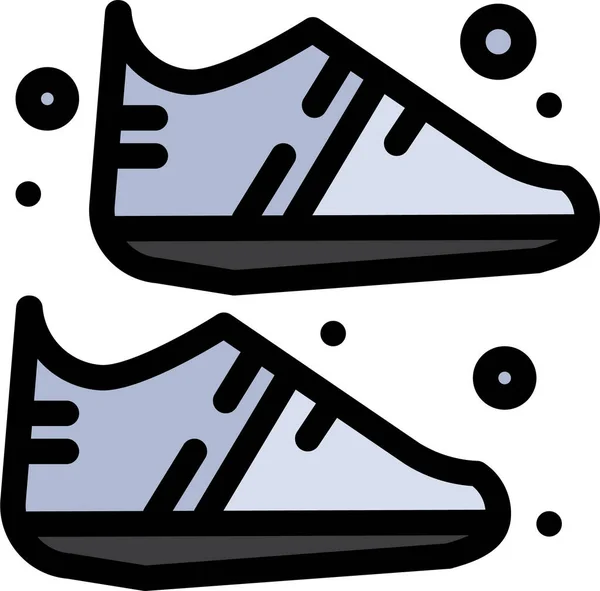 Clothing Equipment Shoe Icon — Stock Vector