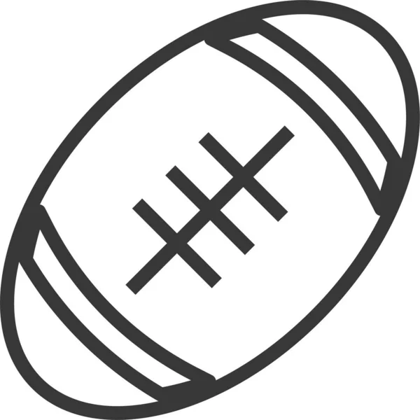 Ball Sport Sport Equipment Icon Outline Style — Stock Vector