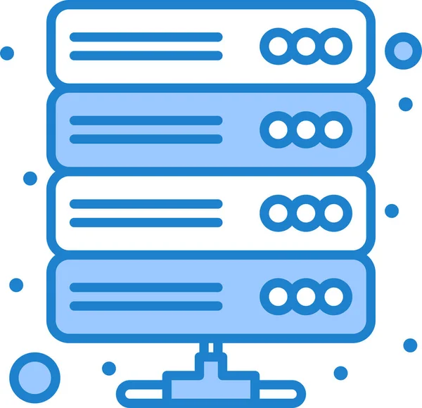 Base Datos Datos Icono Del Servidor — Archivo Imágenes Vectoriales