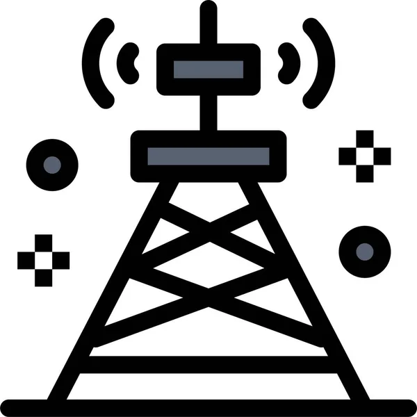 Communications Network Signal Icon — Stock Vector