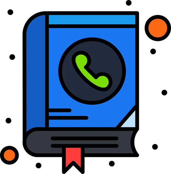 Icono Llamada Libreta — Vector de stock