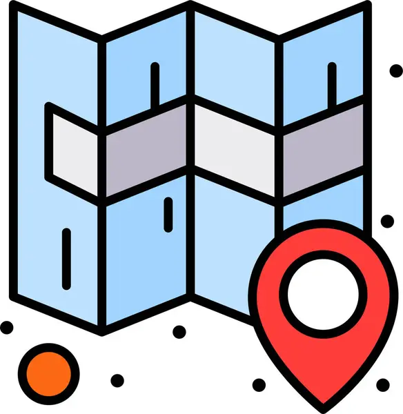 Location Map Pin Icon — Stock Vector