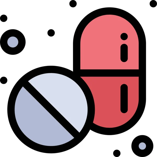 Ilaç Tableti Simgesi — Stok Vektör