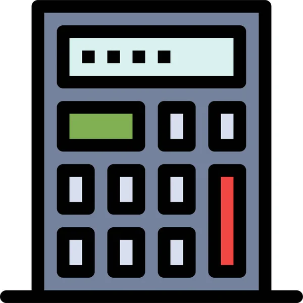 Miniräknare Ikon Digital Ikon — Stock vektor