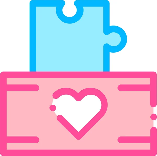 Box Game Support Icon Filledoutline Style — Stockvektor