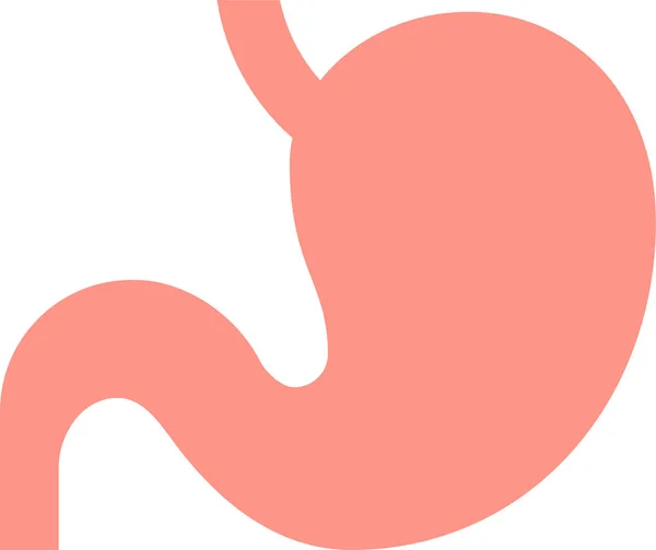 Anatomy Gastric Hospital Icon Flat Style — Vetor de Stock