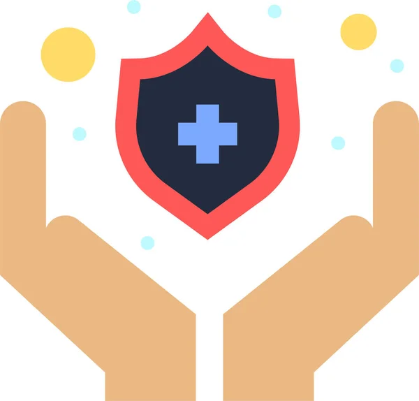 Medical Protect Shield Icon Hospitalshealthcare Category — Stock Vector