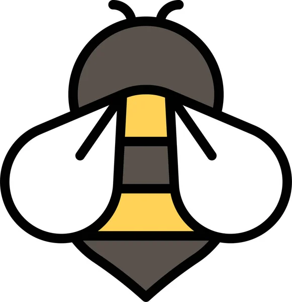 Bee Insects Proboscis Icon —  Vetores de Stock