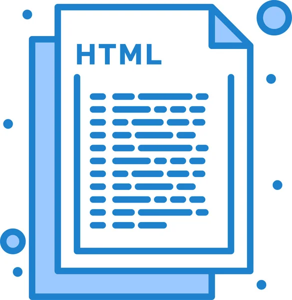 Conception Codage Icône Html — Image vectorielle