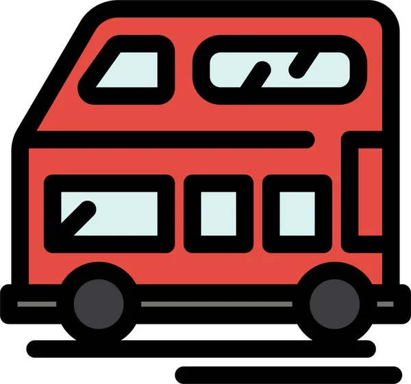 Bus Coach Transport Icon — Stock Vector