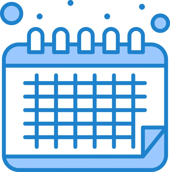 Ikona Data Události Kalendáře — Stockový vektor