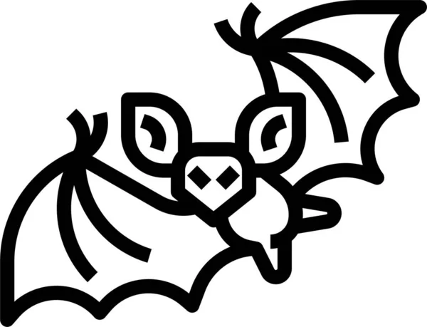 动物蝙蝠图标 — 图库矢量图片