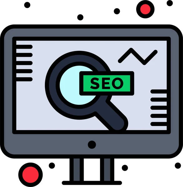 Marketing Suche Seo Icon — Stockvektor