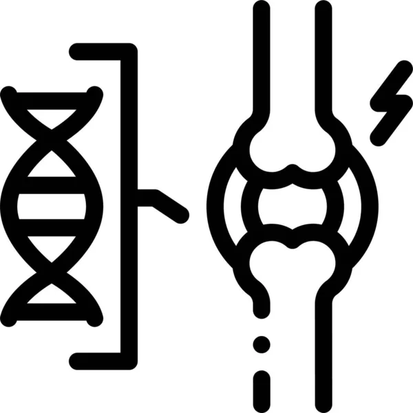 Enfermedad Sangre Dna Icono — Archivo Imágenes Vectoriales