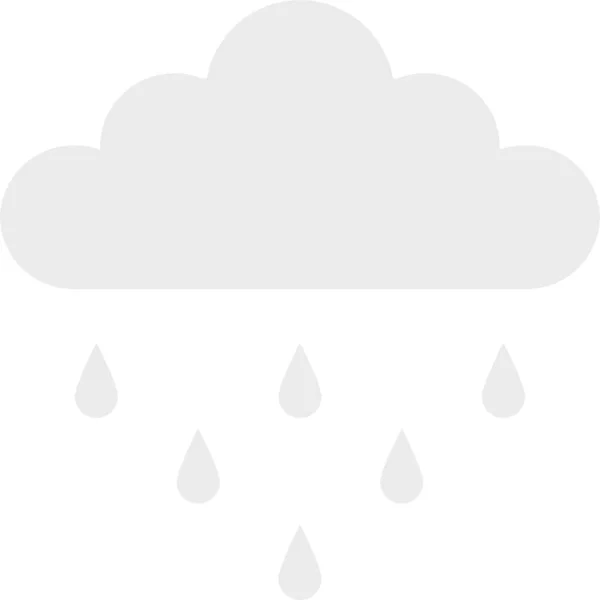 云雨雨图标为扁平风格 — 图库矢量图片