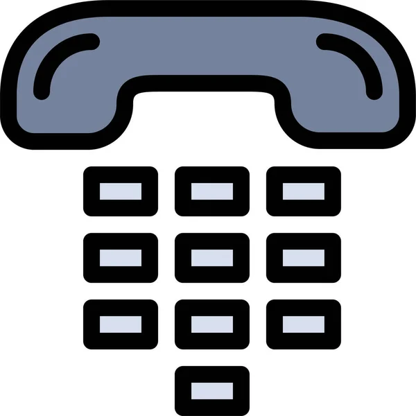 Appel Communication Contact Icône — Image vectorielle