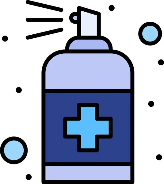 Bottle Hand Handcare Icon Hospitalshealthcare Category — Stock Vector