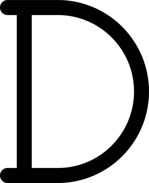 Symbol Měny Symbol Dalasi Ikona — Stockový vektor