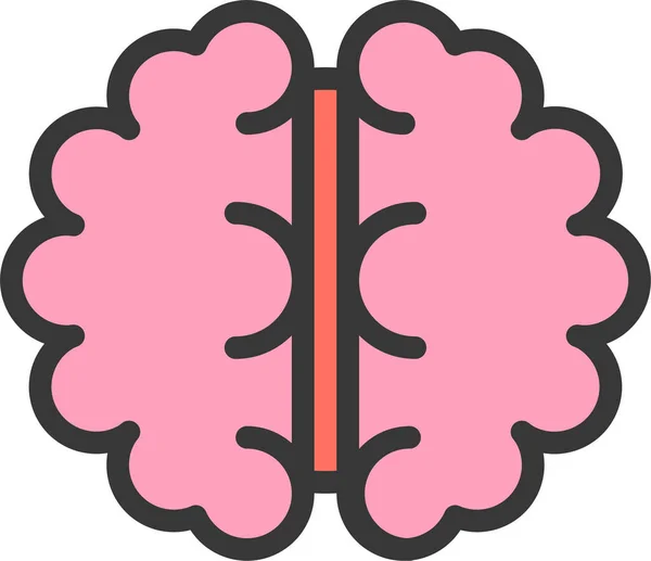 Anatomía Hospital Icono Médico Estilo Filledoutline — Archivo Imágenes Vectoriales