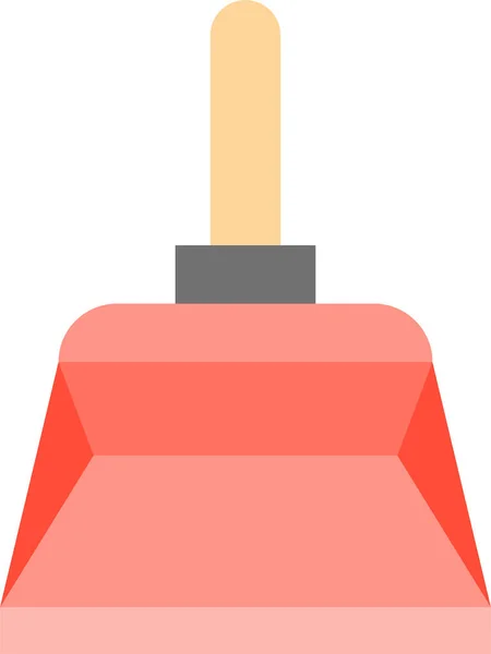 Cleaning Cleaning Equipment Dustpan Icon Flat Style — Stock Vector