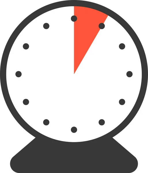 Clock Min Minute Icon Filledoutline Style — Stock Vector