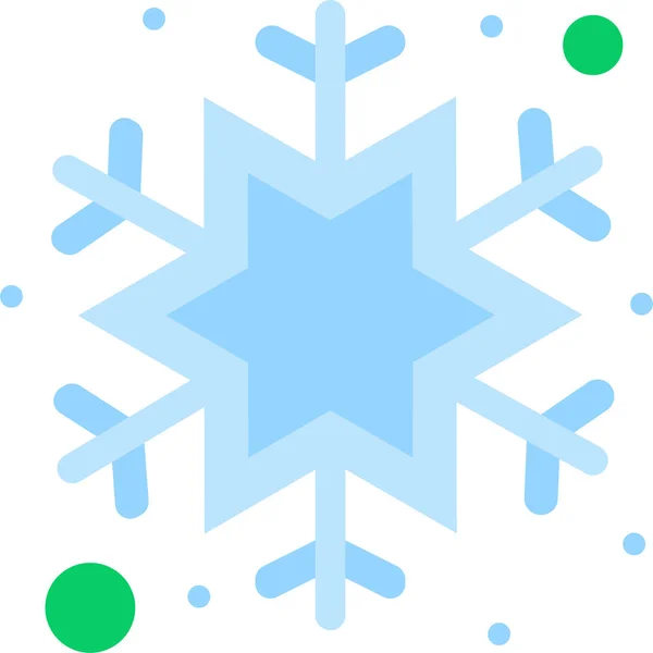 Sneeuwvlok Pictogram — Stockvector