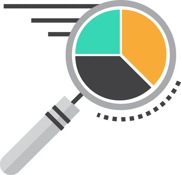 Dosya Özeti Biçiminde Analitik Grafiği Simgesi — Stok Vektör