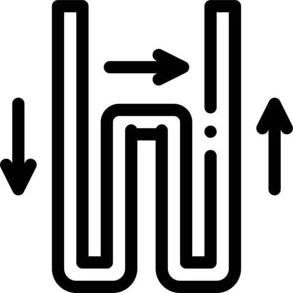 Equipo Energía Icono Geotérmico — Archivo Imágenes Vectoriales