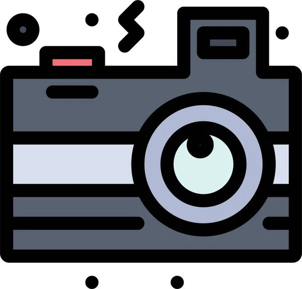 Нічна Ікона Святкування Фотоапарата — стоковий вектор
