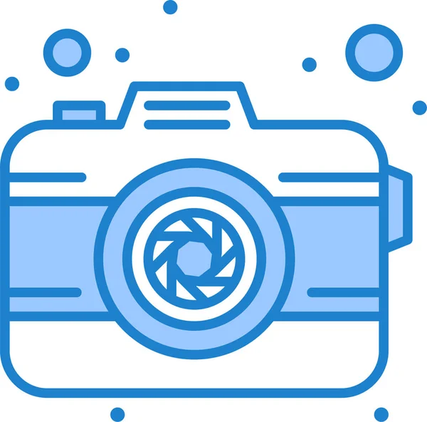 Camera Lens Photo Icon — Stock Vector