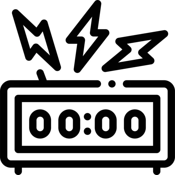 Alarm Change Display Icon — Διανυσματικό Αρχείο