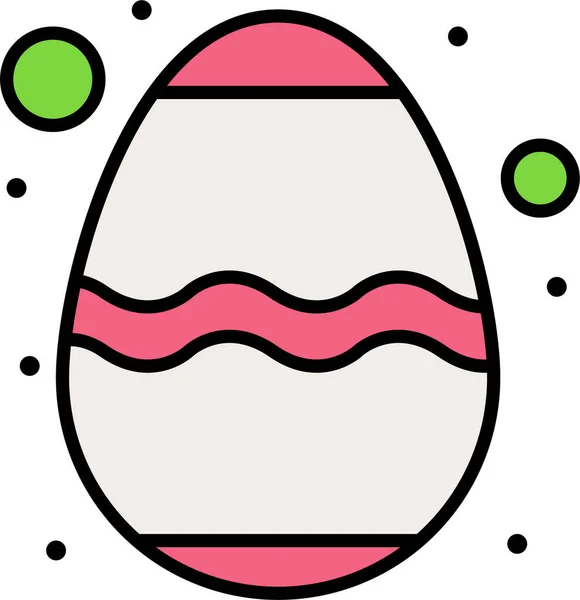 Ostereierfest Ikone Der Osterkategorie — Stockvektor