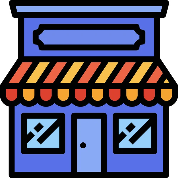 Marché Achat Shopping Icône — Image vectorielle