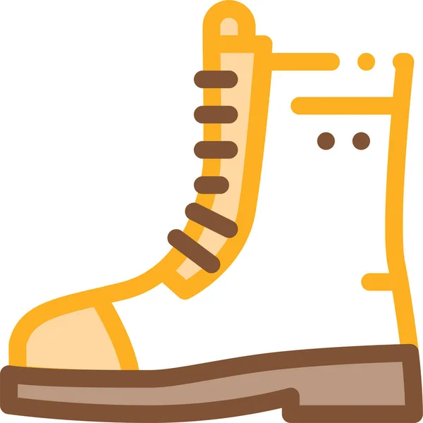 Animale Boot Fiore Icona — Vettoriale Stock