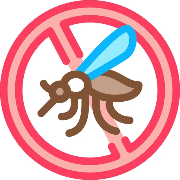 Antimosquito Dengue Illness Icon — Stock Vector