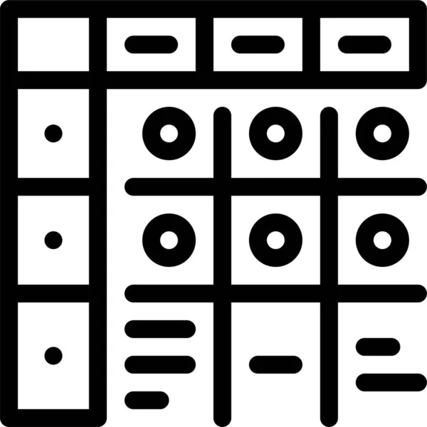 Apgar Score Neugeborene Ikone — Stockvektor