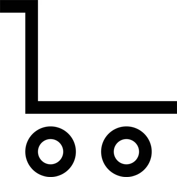 Commerce Symbol Umriss Kaufen — Stockvektor