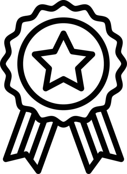 America Award Badge Icon Independencedayus Kategorie — Stockvektor