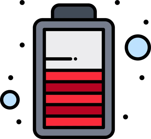 Batterij Opladen Power Icoon — Stockvector