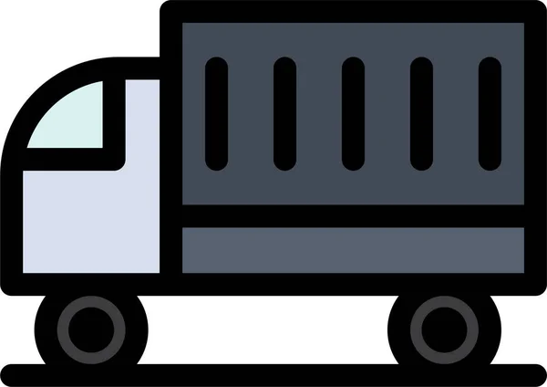 Auto Levering Scheepvaart Pictogram — Stockvector