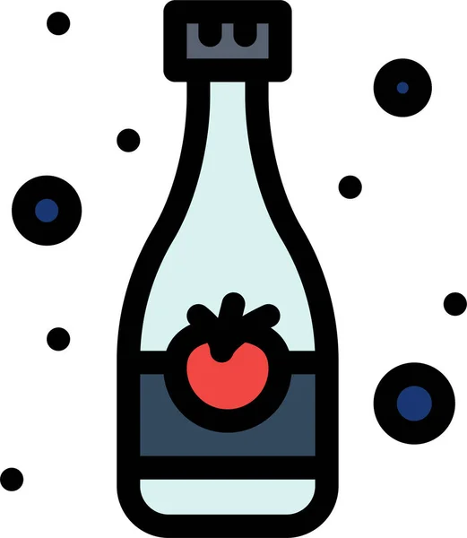 Beverage Bottle Drink Icon Fooddrinks Category — Wektor stockowy