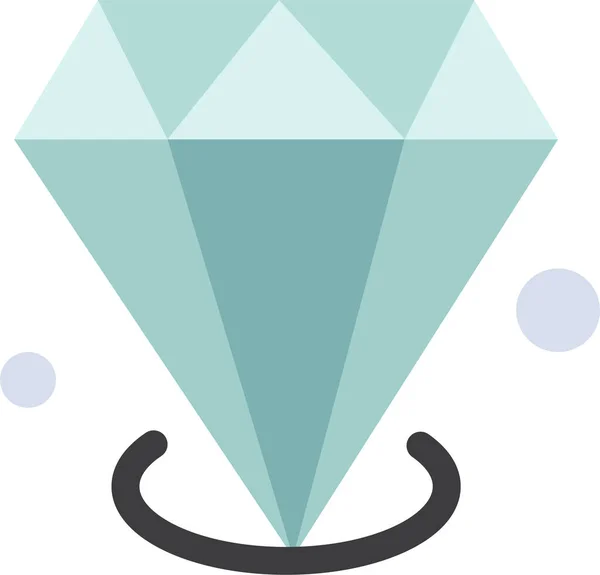 企业管理类别中的钻石宝石投资图标 — 图库矢量图片