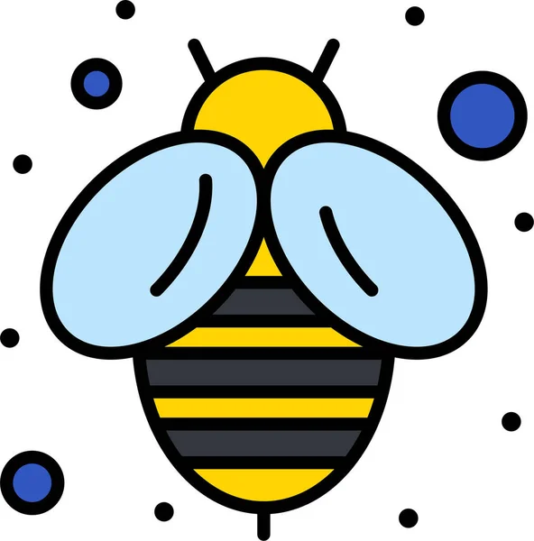 蜜蜂飞蜜图标 — 图库矢量图片