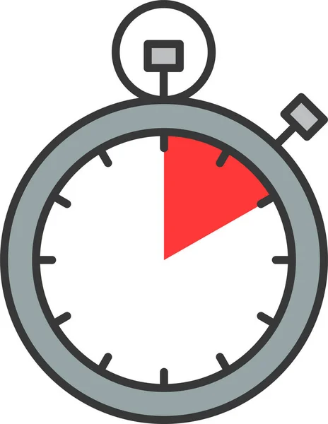 Clock Stopwatch Time Icon — Stock Vector