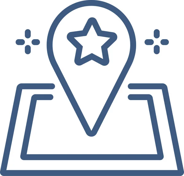 Country Direction Gps Icon — 图库矢量图片