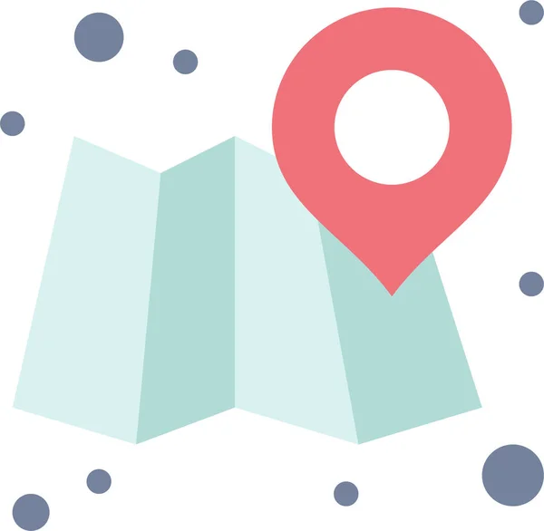 Carte Localisation Icône Web — Image vectorielle