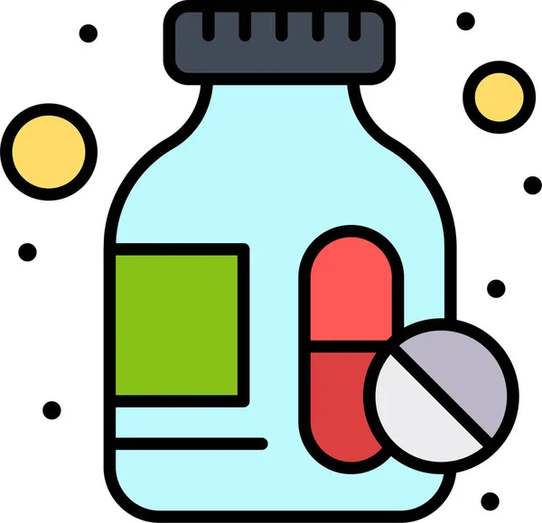 Bouteille Médicaments Icône Médecine Dans Catégorie Hospitalshealthcare — Image vectorielle